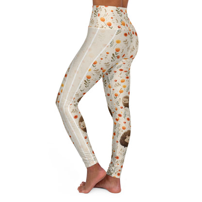 Hedgehog Yoga Leggings | Yoga Pants Hedgehog | Harmony Hue