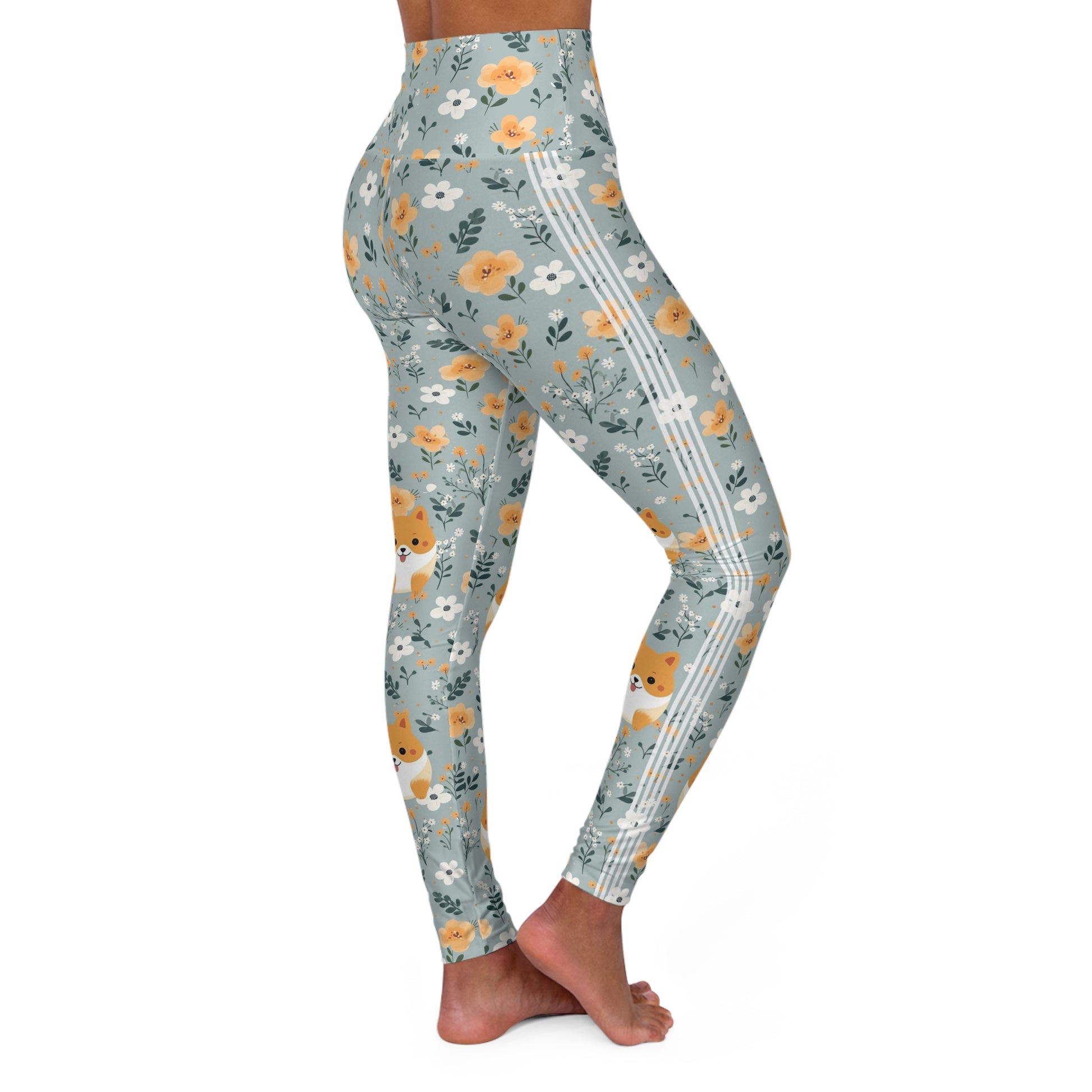 Shiba Yoga Leggings | Shiba High Waisted Yoga Leggings | Harmony Hue