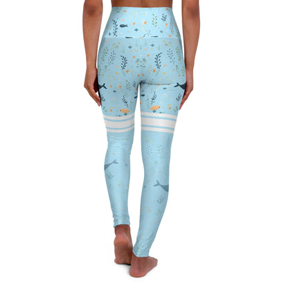 Lighte Blue Leggings | High Waisted Yoga Pant | Harmony Hue 