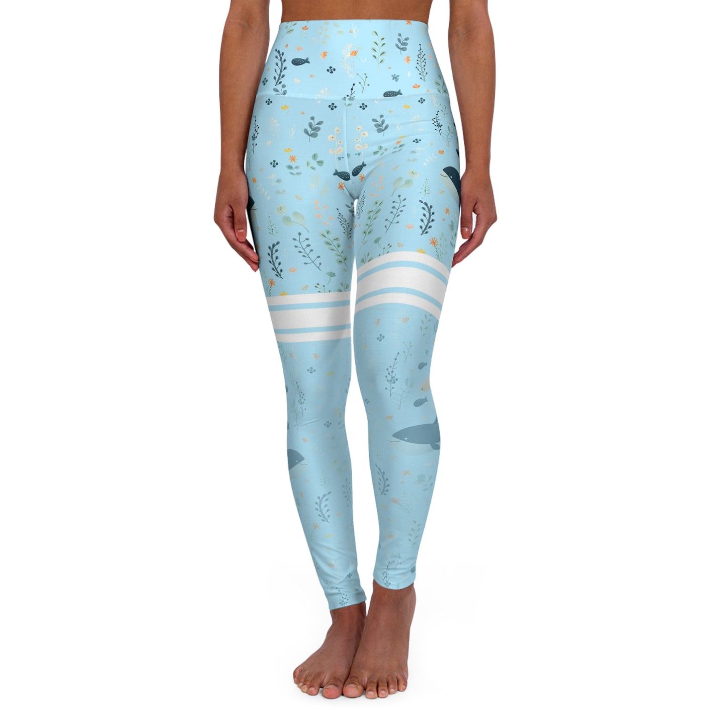 Lighte Blue Leggings | High Waisted Yoga Pant | Harmony Hue 