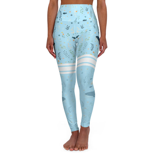 Lighte Blue Leggings | High Waisted Yoga Pant | Harmony Hue 