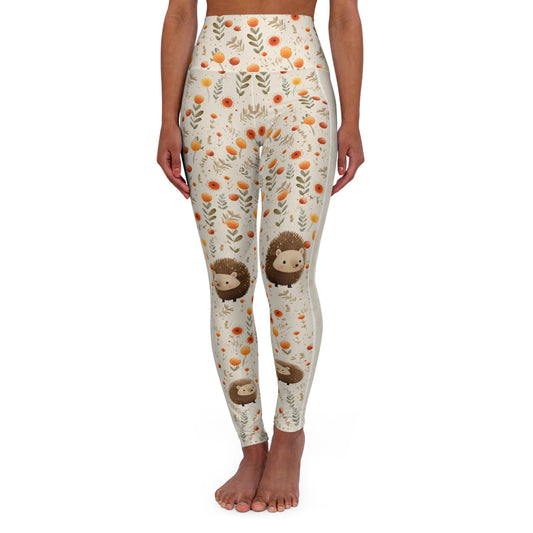 Hedgehog Yoga Leggings | Yoga Pants Hedgehog | Harmony Hue