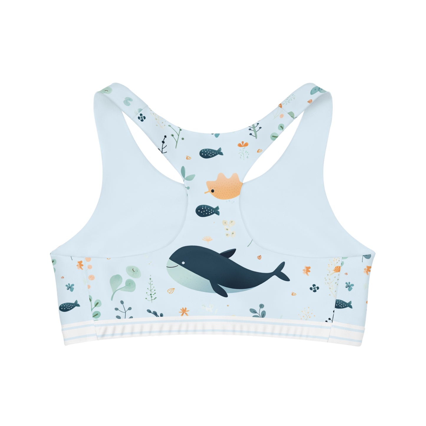 Happy Whale Sports Bra | Whale Sports Bra | Harmony Hue