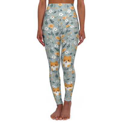 Shiba Yoga Leggings | Shiba High Waisted Yoga Leggings | Harmony Hue