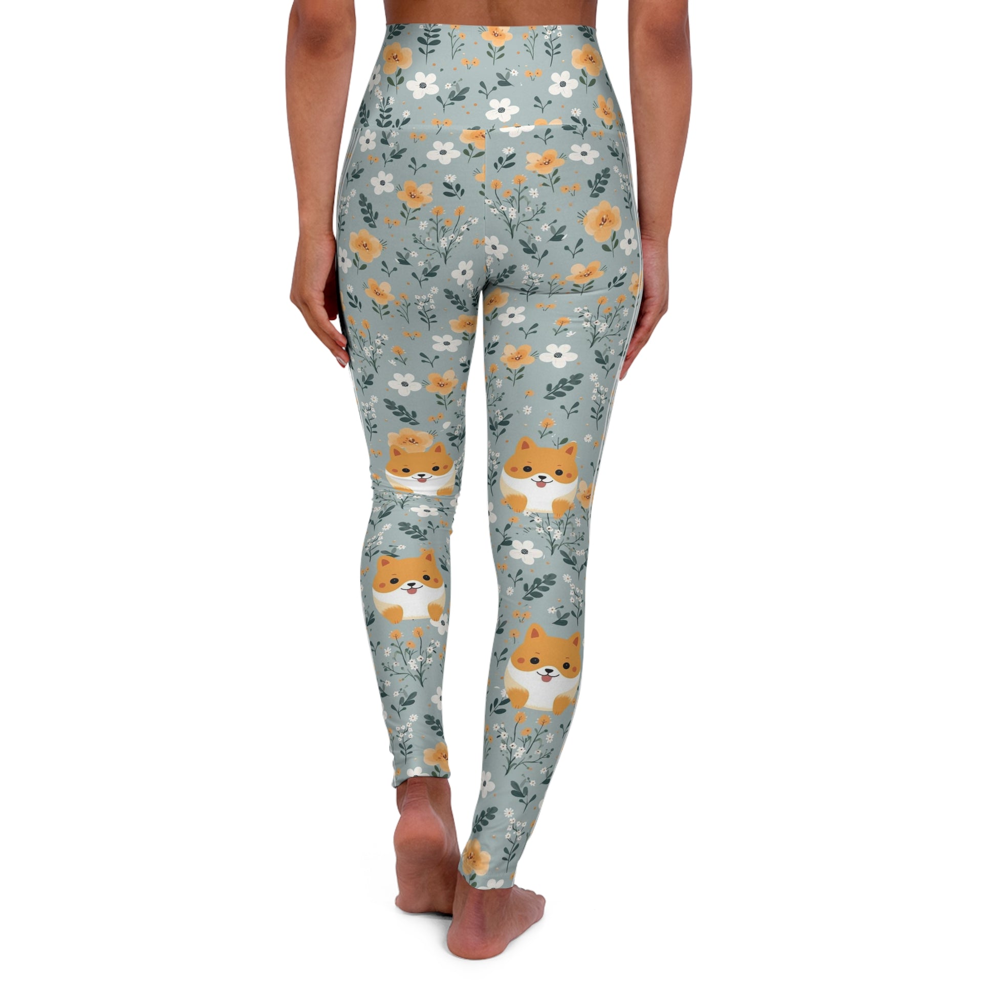 Shiba Yoga Leggings | Shiba High Waisted Yoga Leggings | Harmony Hue