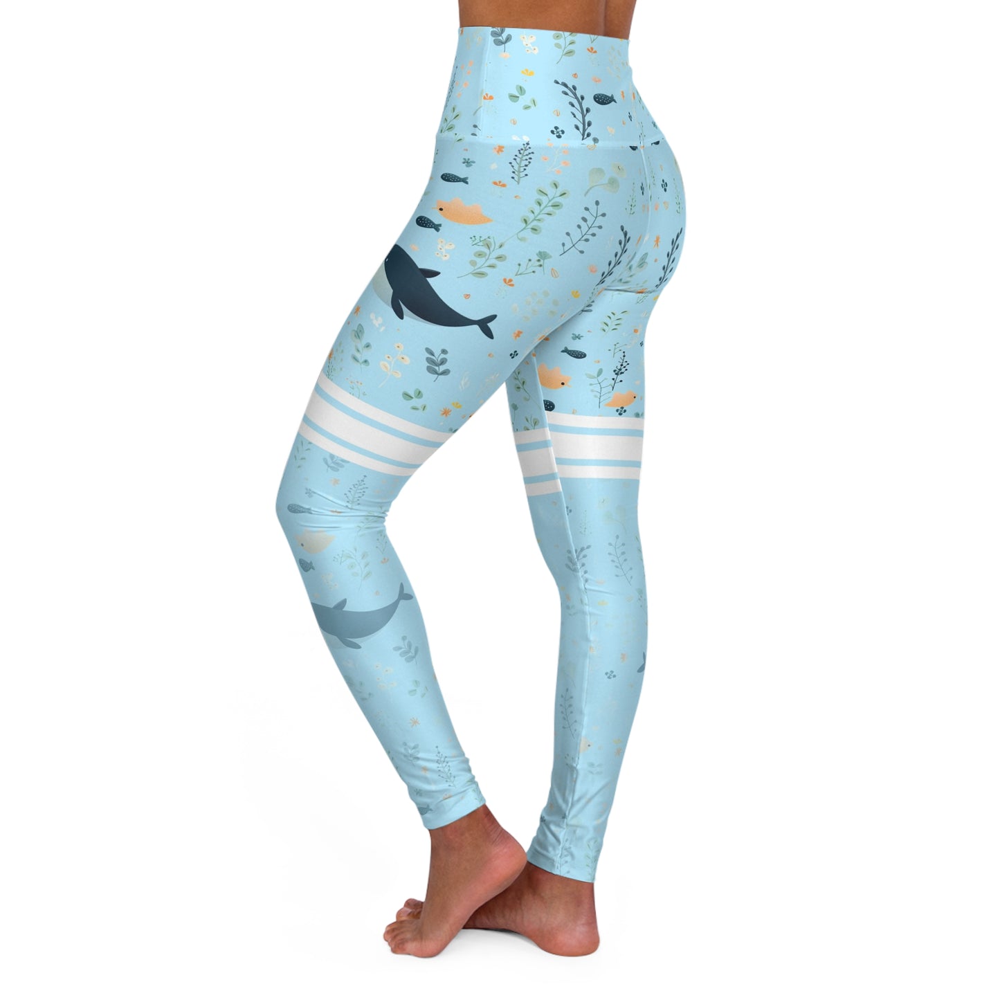 Lighte Blue Leggings | High Waisted Yoga Pant | Harmony Hue 