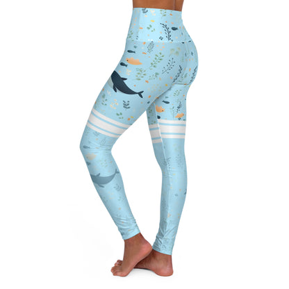 Lighte Blue Leggings | High Waisted Yoga Pant | Harmony Hue 