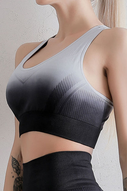 Racerback Sports Bra | Gradient Sports Bra | Harmony Hue