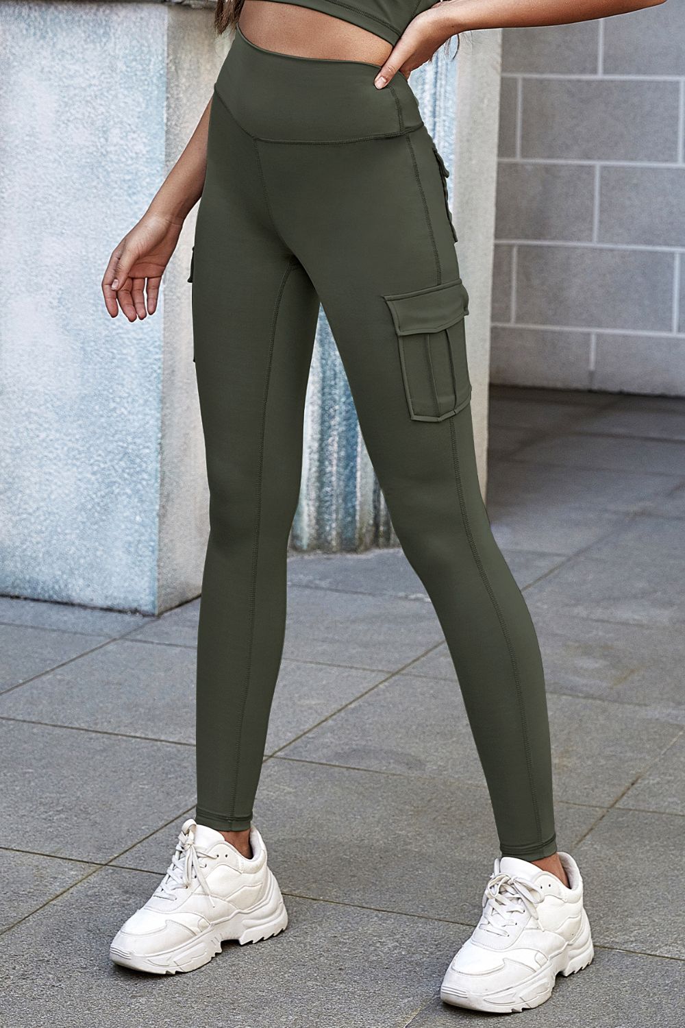 Pockets High Waist Leggings | High Waist Leggings | Harmony Hue